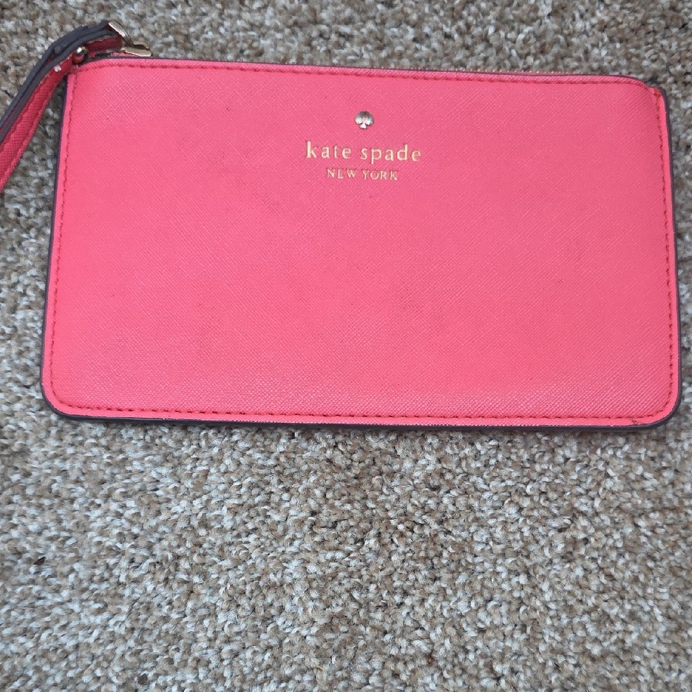 Kate Spade Pink Wristlet Clutch